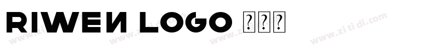 Riwen logo字体转换